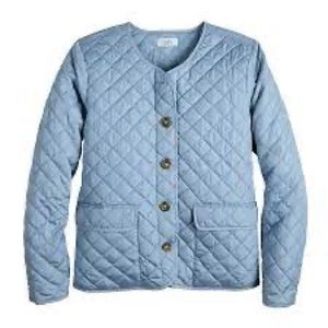 Women's Croft & Barrow® Quilted Jacket Xl